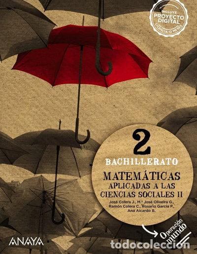 Libros: Matem&aacute;ticas aplicadas a las Ciencias Sociales II- 9788414329597