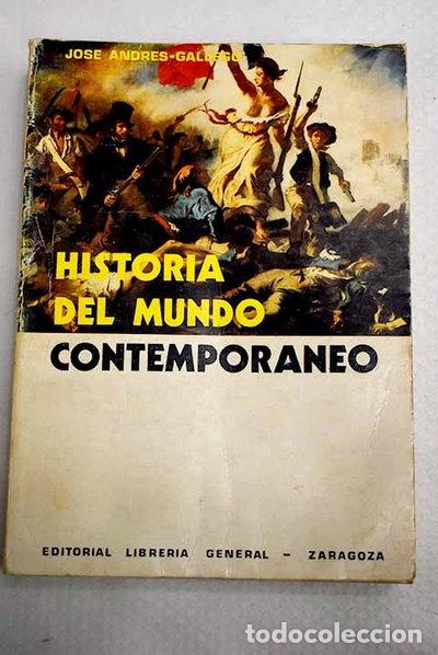 Livres: Historia del mundo contempor&aacute;neo- 9788470780684