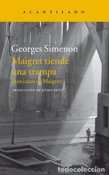 Libros: Maigret tiende una trampa- 9788416748051