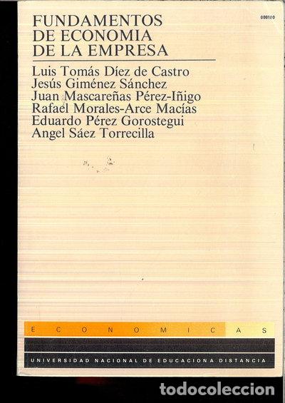 B&uuml;cher: Fundamentos de econom&iacute;a de la empresa- 9788436222098