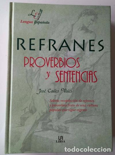 Libros: Refranes, proverbios y sentencias- 9788476308455