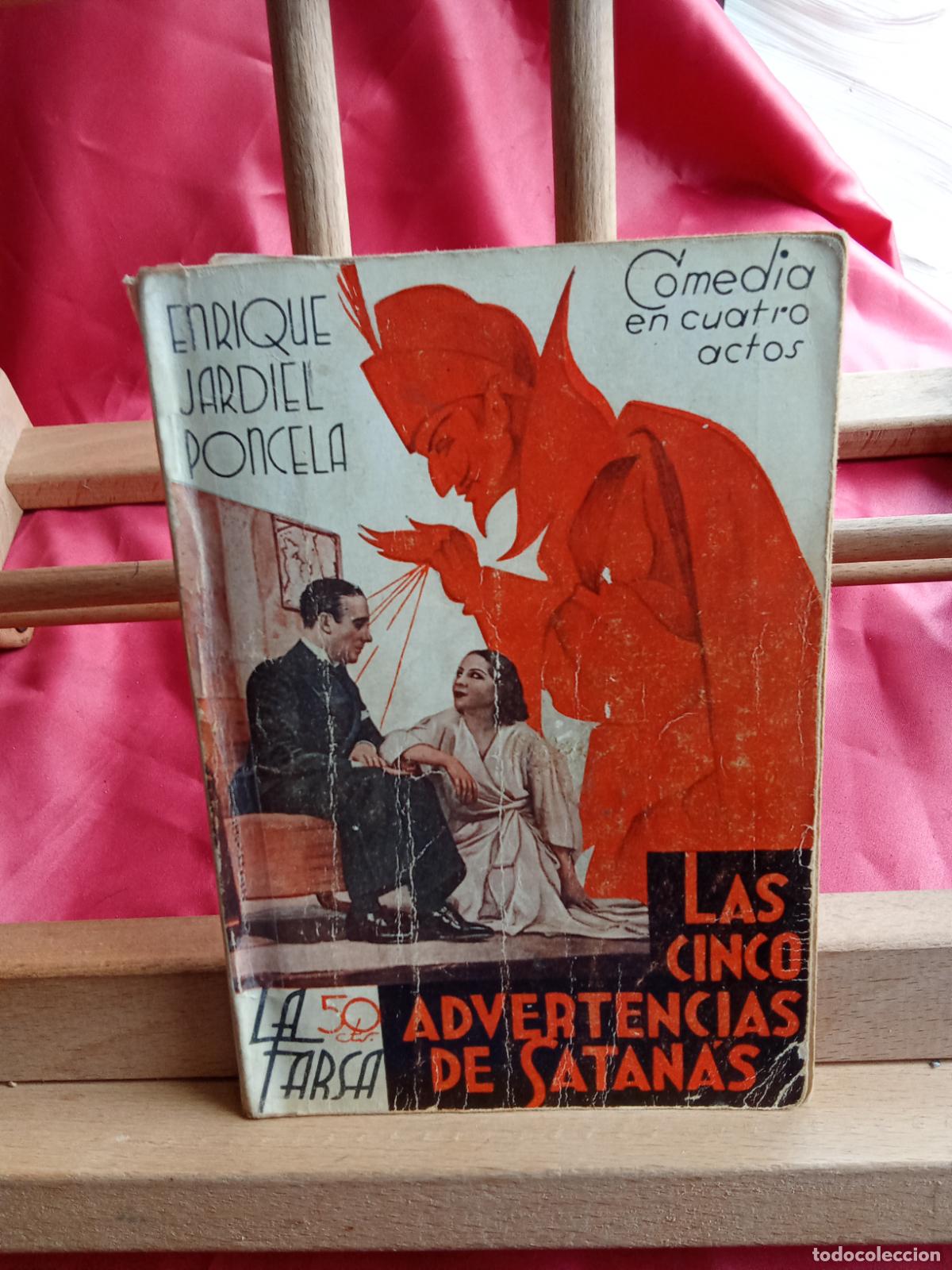 Libros: Las cinco advertencias de Satan&aacute;s. Enrique Jardiel Poncella L.9309-931