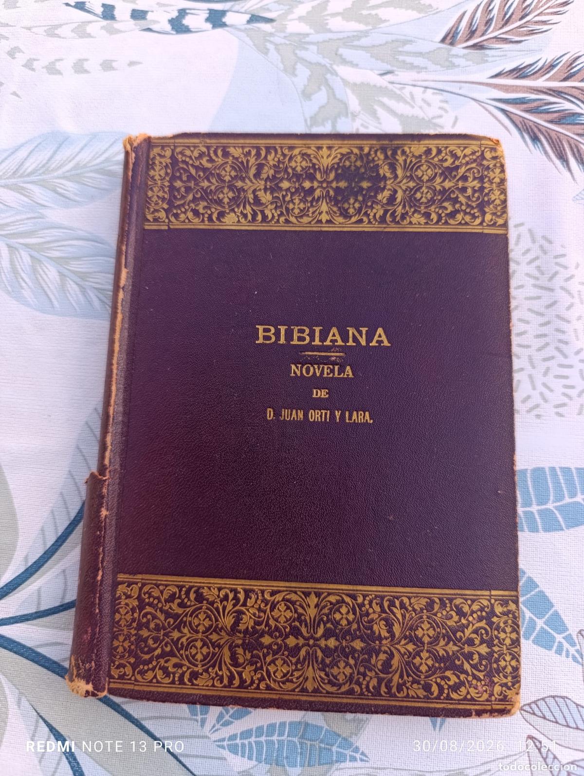 Libros: NOVELA BIBIANA TRADUCCI&Oacute;N ORTI Y LARA SUIZA 1894 (ESPA&Ntilde;OL