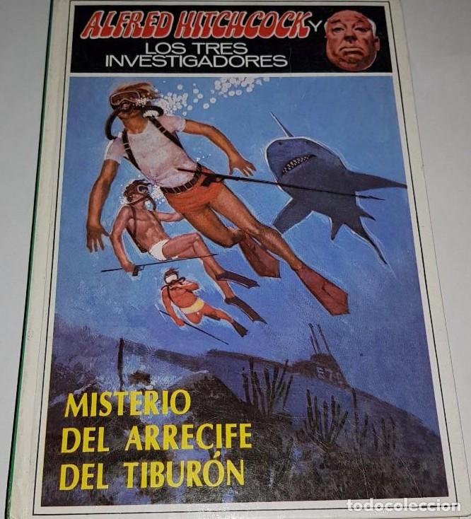 Libros: COLECCION LOS TRES INVESTIGADORES. ALFRED HITCHCOCK.30 MISTERIO DEL ARRECIFE DEL TIBURON. tdk220 -