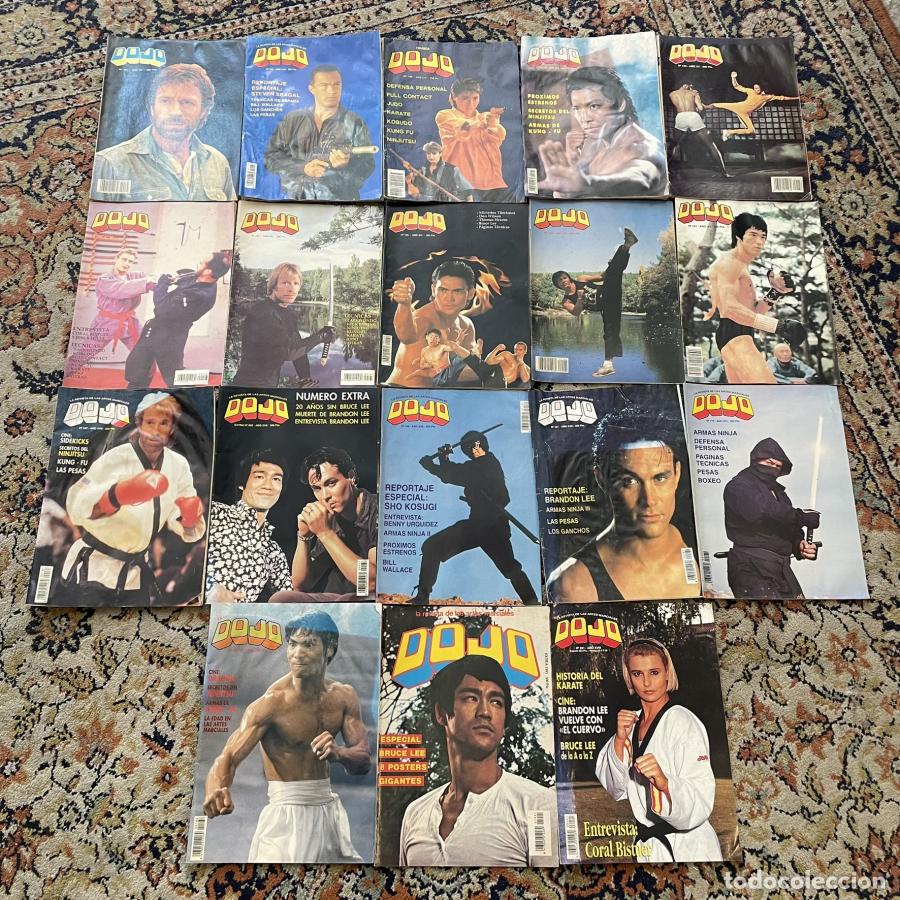 books: Lote 17 n&uacute;meros Revista Dojo + Especial Bruce Lee -
