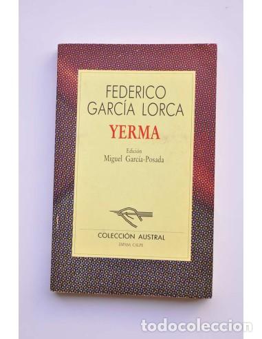 books: Yerma - GARC&Iacute;A LORCA, Federico