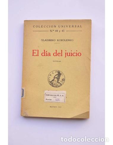 Libros: El d&iacute;a del juicio - KOROLENKO, Vladimir - Foto 1