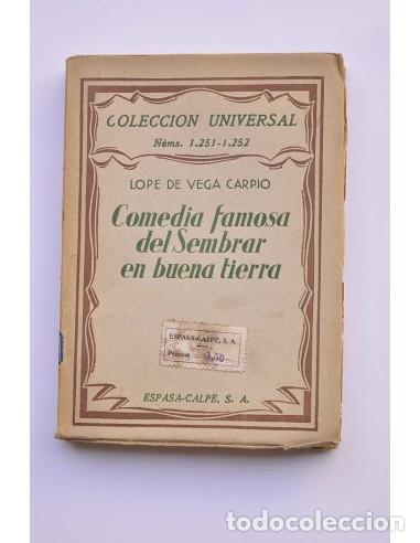 Libros: Sembrar en buena tierra - VEGA CARPIO, Lope de - Foto 1