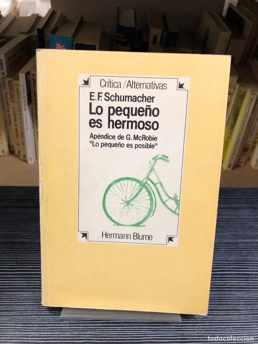 Libros: Lo peque&ntilde;o es hermoso E. F. Schumacher