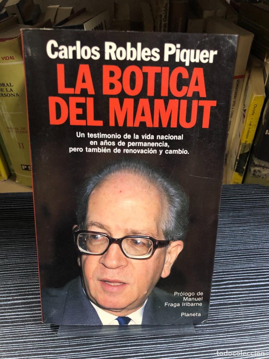 Libros: La botica del mamut Carlos Robles Piquer