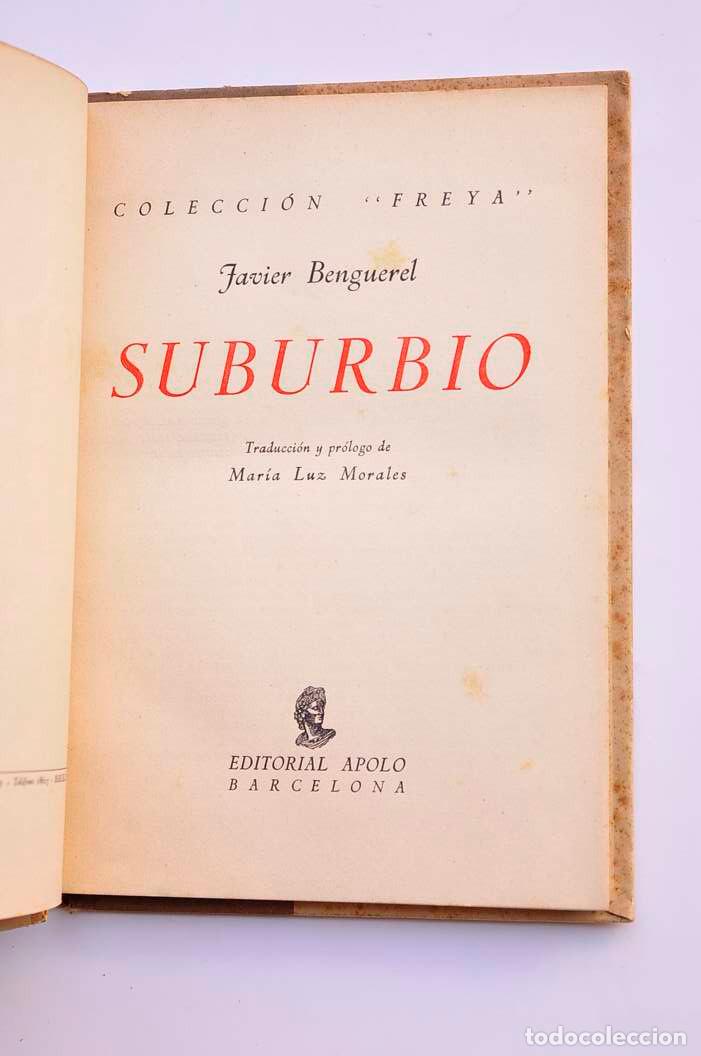 Libros: Suburbio - BENGUEREL, Xavier - Foto 2