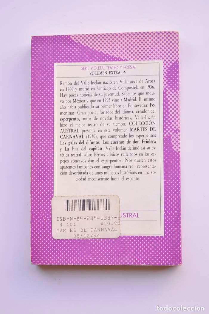 Libros: Martes de Carnaval - VALLE- INCL&Aacute;N, Ram&oacute;n del - Foto 3