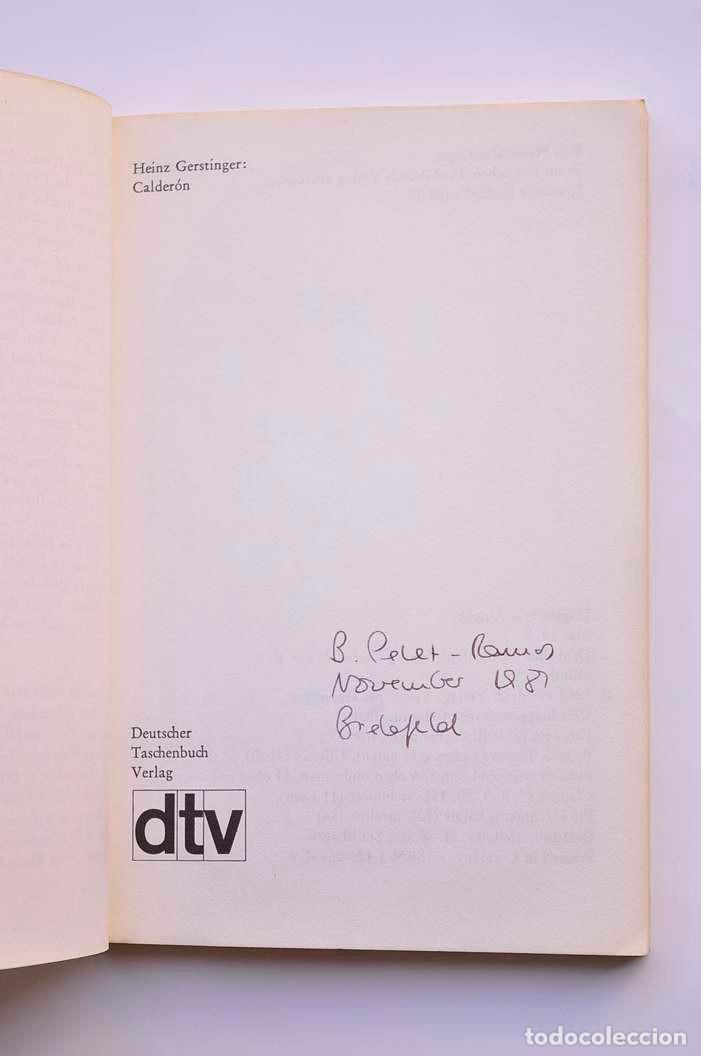 Libros: Calder&oacute;n - GERSTINGER, Heinz - Foto 2