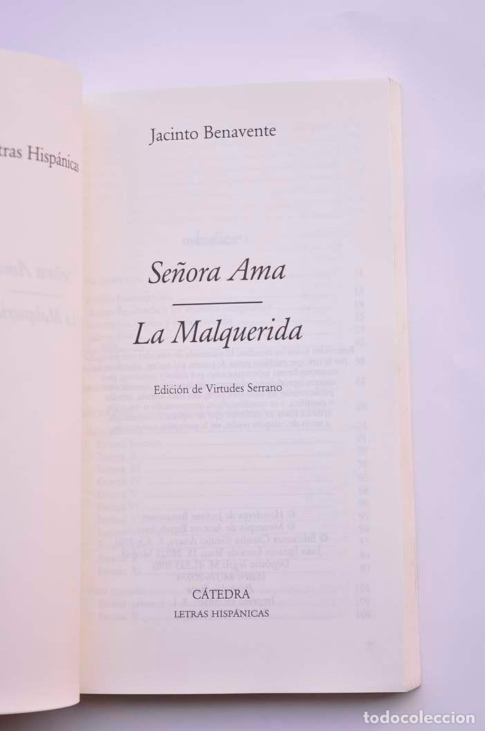 Libros: Se&ntilde;ora ama, La Malquerida - BENAVENTE, Jacinto - Foto 2