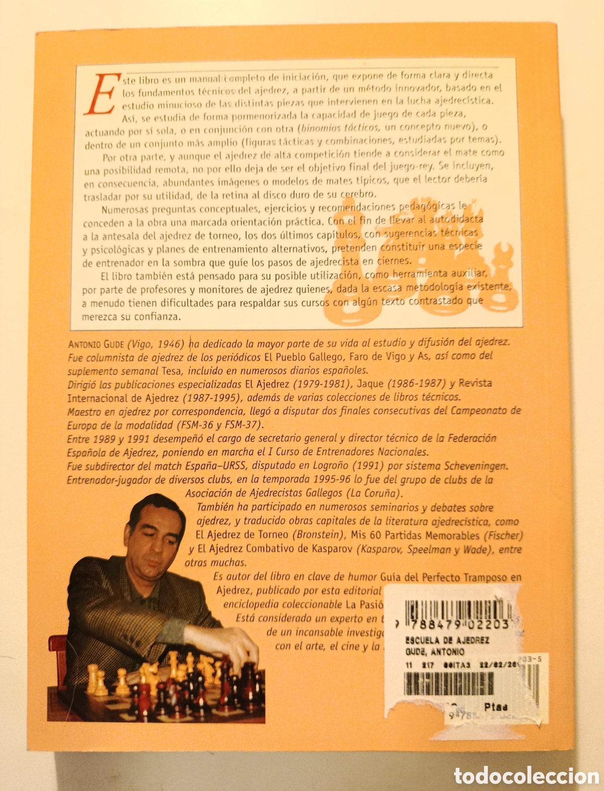 Libros: ESCUELA DE AJEDREZ- ANTONIO GUDE - Foto 2