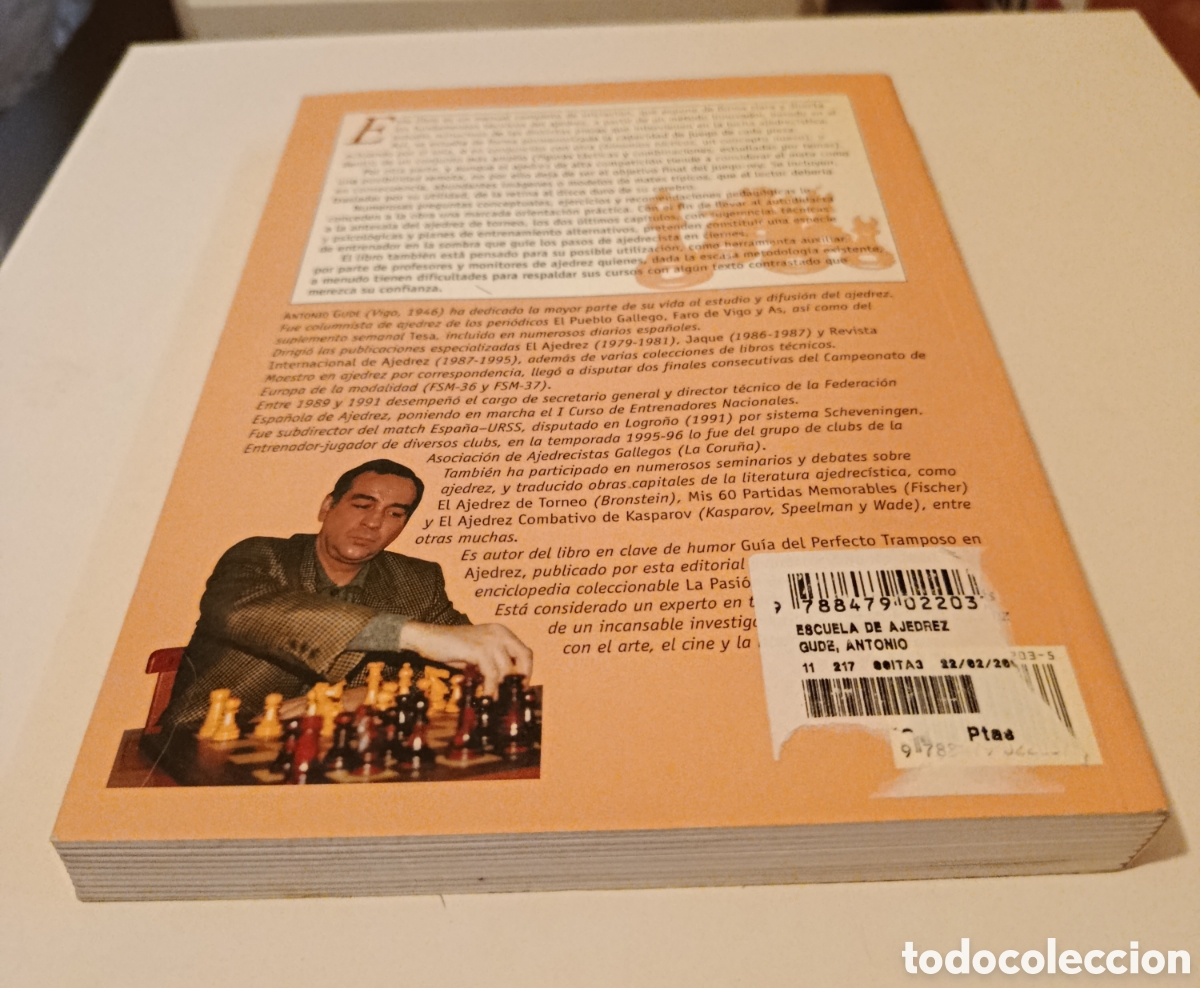 Libros: ESCUELA DE AJEDREZ- ANTONIO GUDE - Foto 3