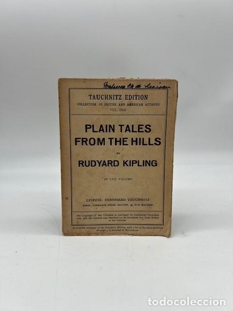 Libros: KIPLING, Rudyard. - Plain tales from the hills.