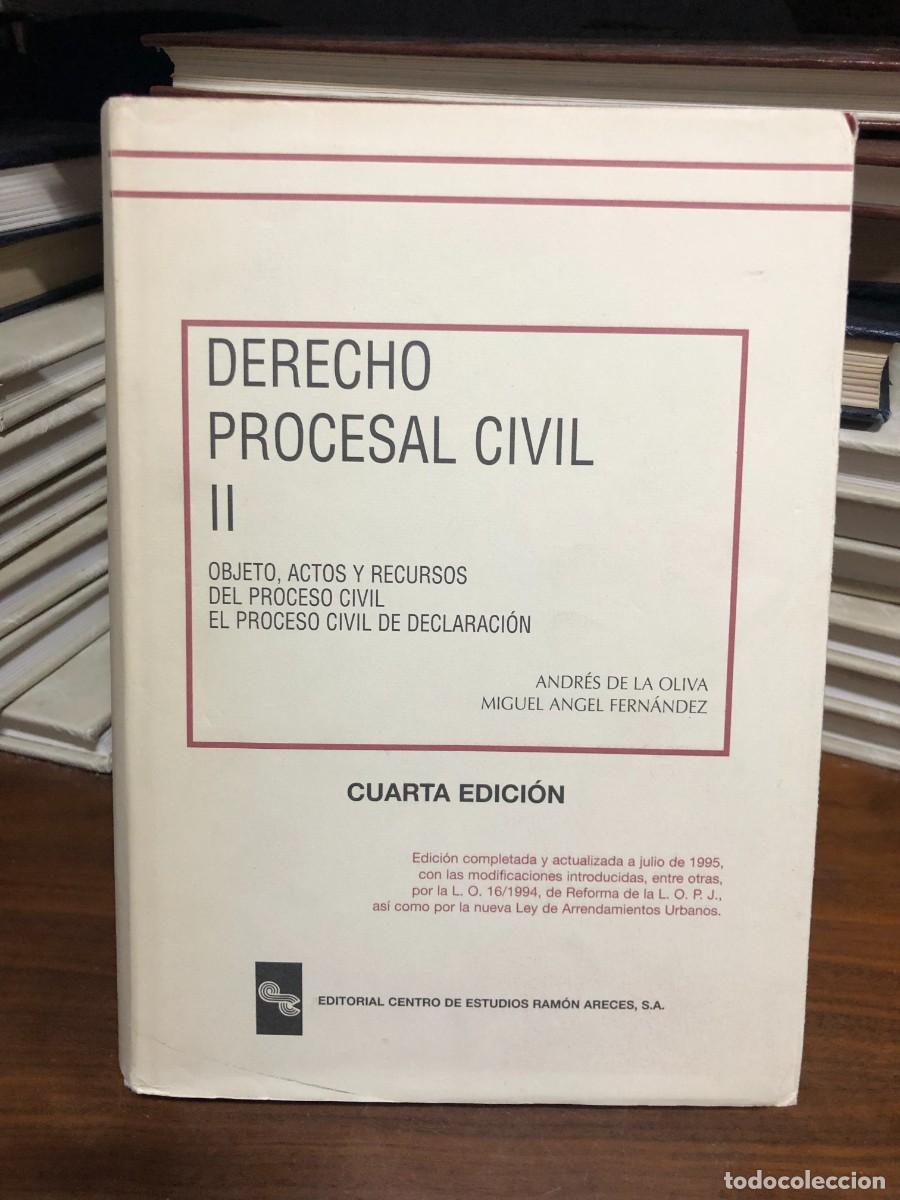 Libros: Derecho Procesal Civil II (4.&ordf; Edici&oacute;n) Andr&eacute;s de la Oliva, Miguel &Aacute;ngel Fern&aacute;ndez