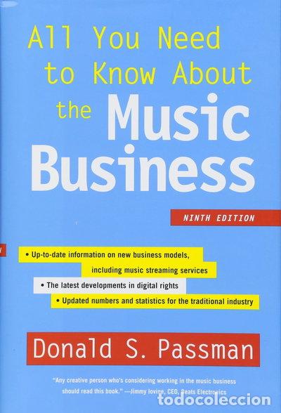 Libros: All You Need to Know About the Music Business- 9781501104893