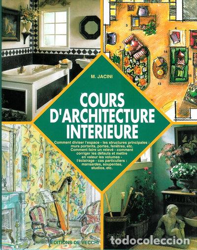 Libros: Cours d'architecture int&eacute;rieure- 9782732802497