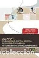 Libros: Celador del Consorcio Hospital General Universitario de Valencia. Test Conoci...- 9788483544457