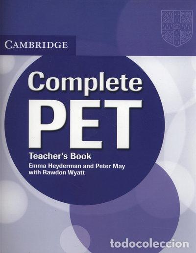 Libros: Complete PET Teacher's Book- 9780521741378