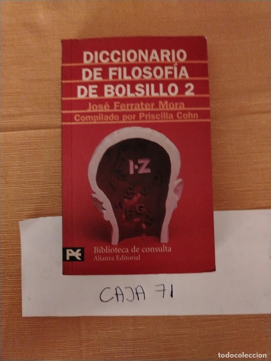 Libros: Libro diccionario de filosof&iacute;a de bolsillo, Jos&eacute; ferrater mora