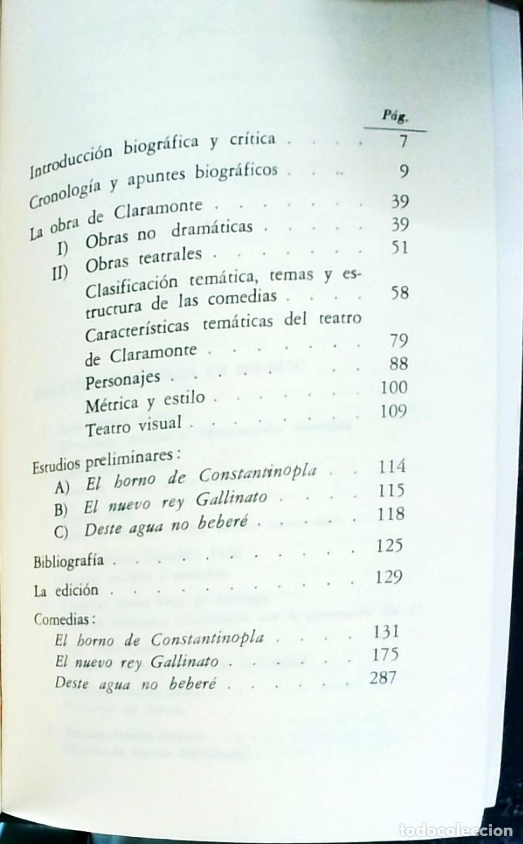 Libros: Comedias - CLARAMONTE, Andr&eacute;s de: - Foto 2