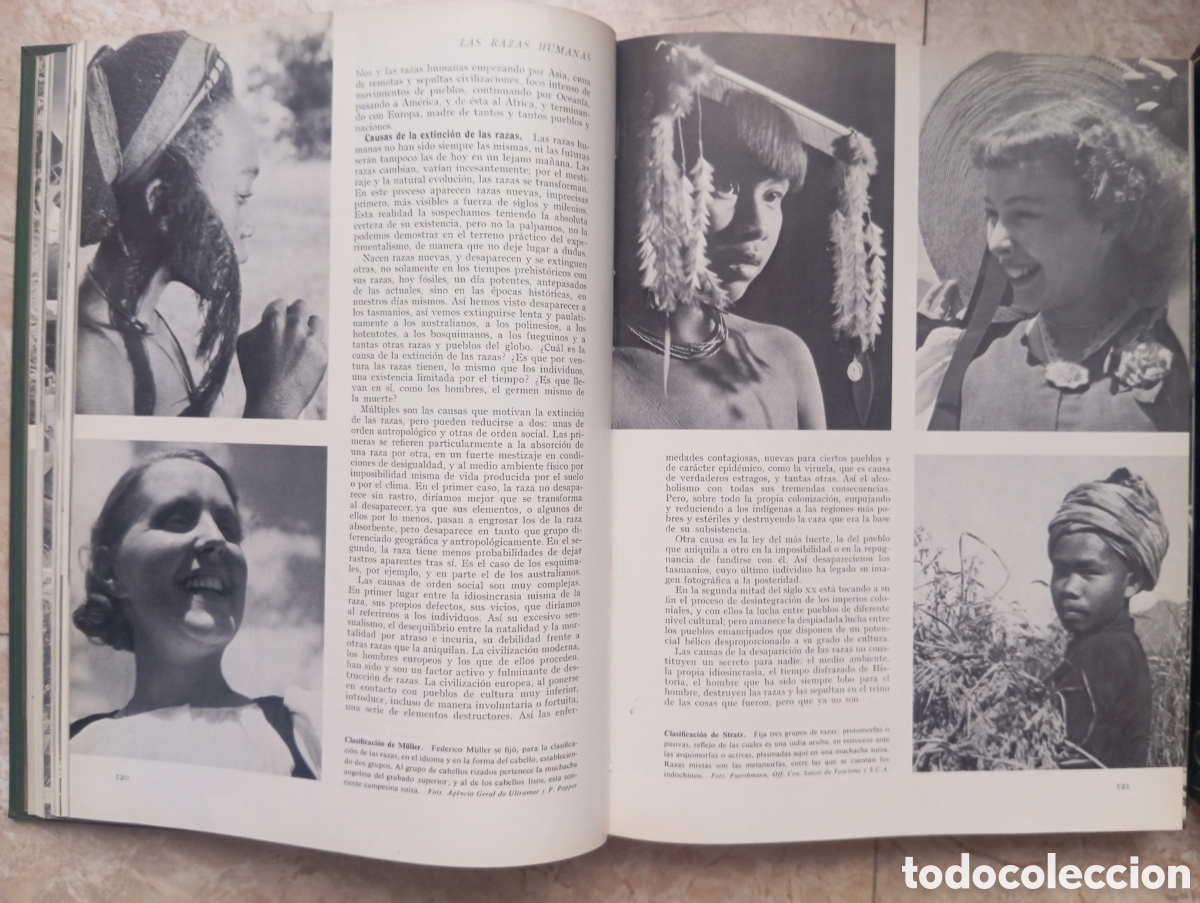 Libros: LAS RAZAS HUMANAS - I GALLACH 2 TOMOS - Foto 2