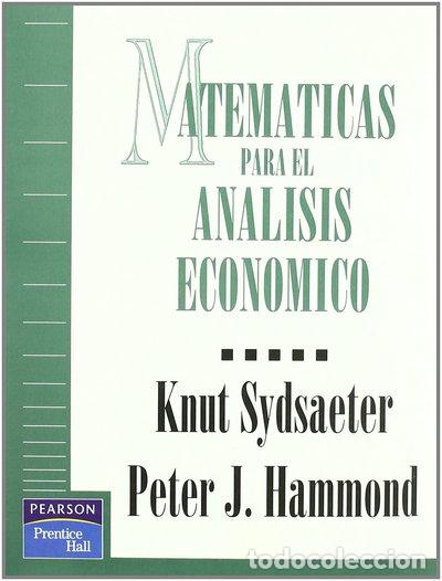 B&uuml;cher: Matem&aacute;ticas para el an&aacute;lisis econ&oacute;mico- 9780132406154