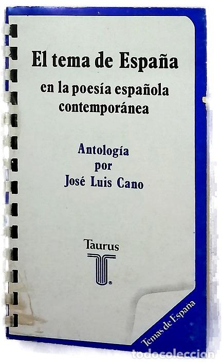 Livros em segunda m&atilde;o: El tema de Espa&ntilde;a en la poes&iacute;a espa&ntilde;ola contempor&aacute;nea antolog&iacute;a