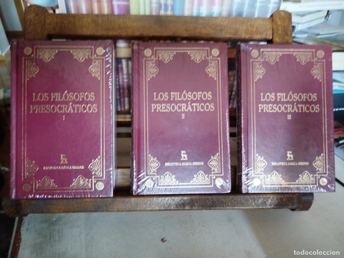books: Los fil&oacute;sofos presocr&aacute;ticos (3 Vol.) - VV. AA