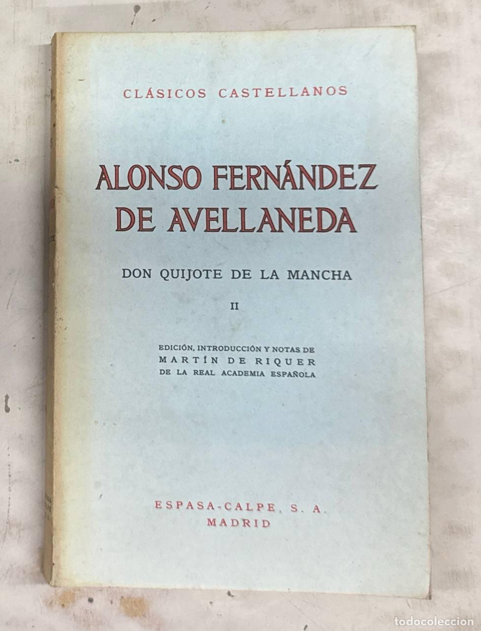 Libros: DON QUIJOTE DE LA MANCHA II