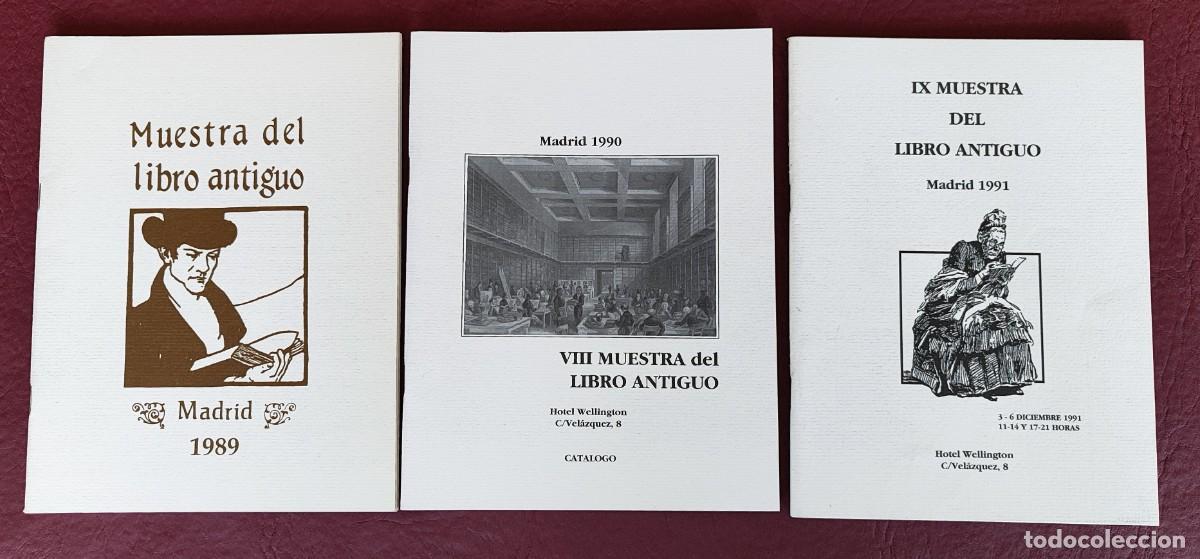 Libros: MUESTRAS DEL LIBRO ANTIGUO VII, VIII Y IX.