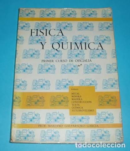 Libros: FISICA Y QUIMICA. PRIMER CURSO DE OFICIALIA.