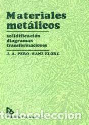 Libros: Materiales met&aacute;licos. Solidificaci&oacute;n, diagramas y transformaciones.