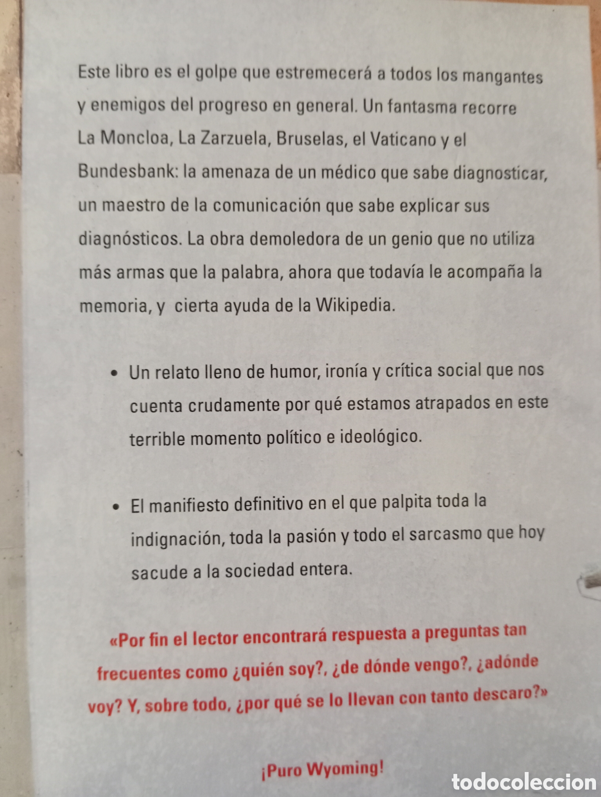 Libros: NO ESTAMOS LOCOS - EL GRAN WYOMING - Foto 2