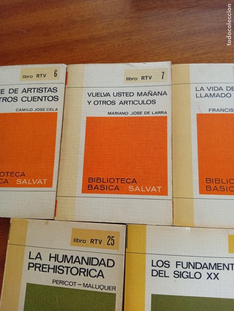 Libros: Lote 6 libros Biblioteca B&aacute;sica SALVAT - Foto 2