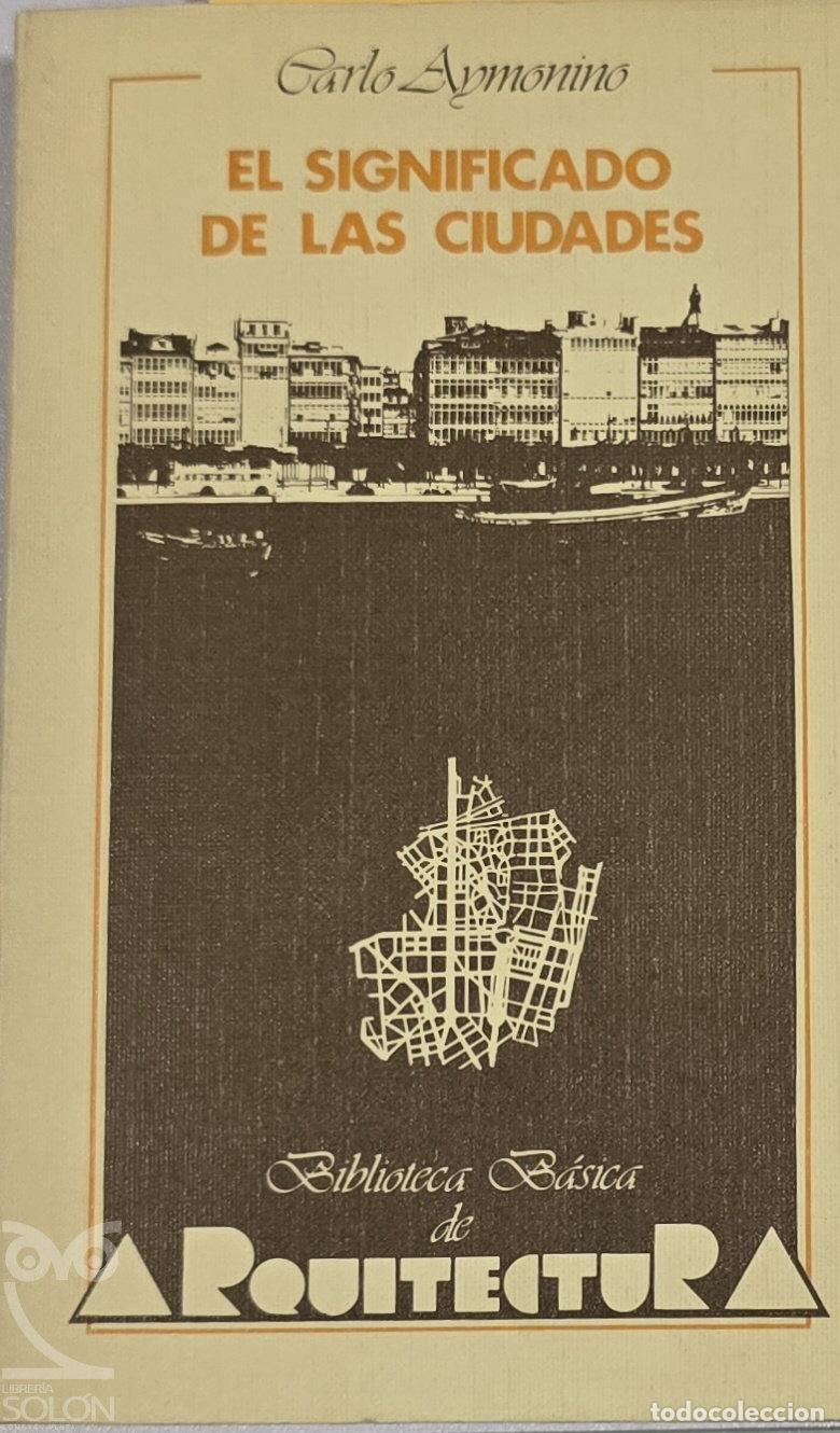 books: El significado de las ciudades - Carlo Aymonino