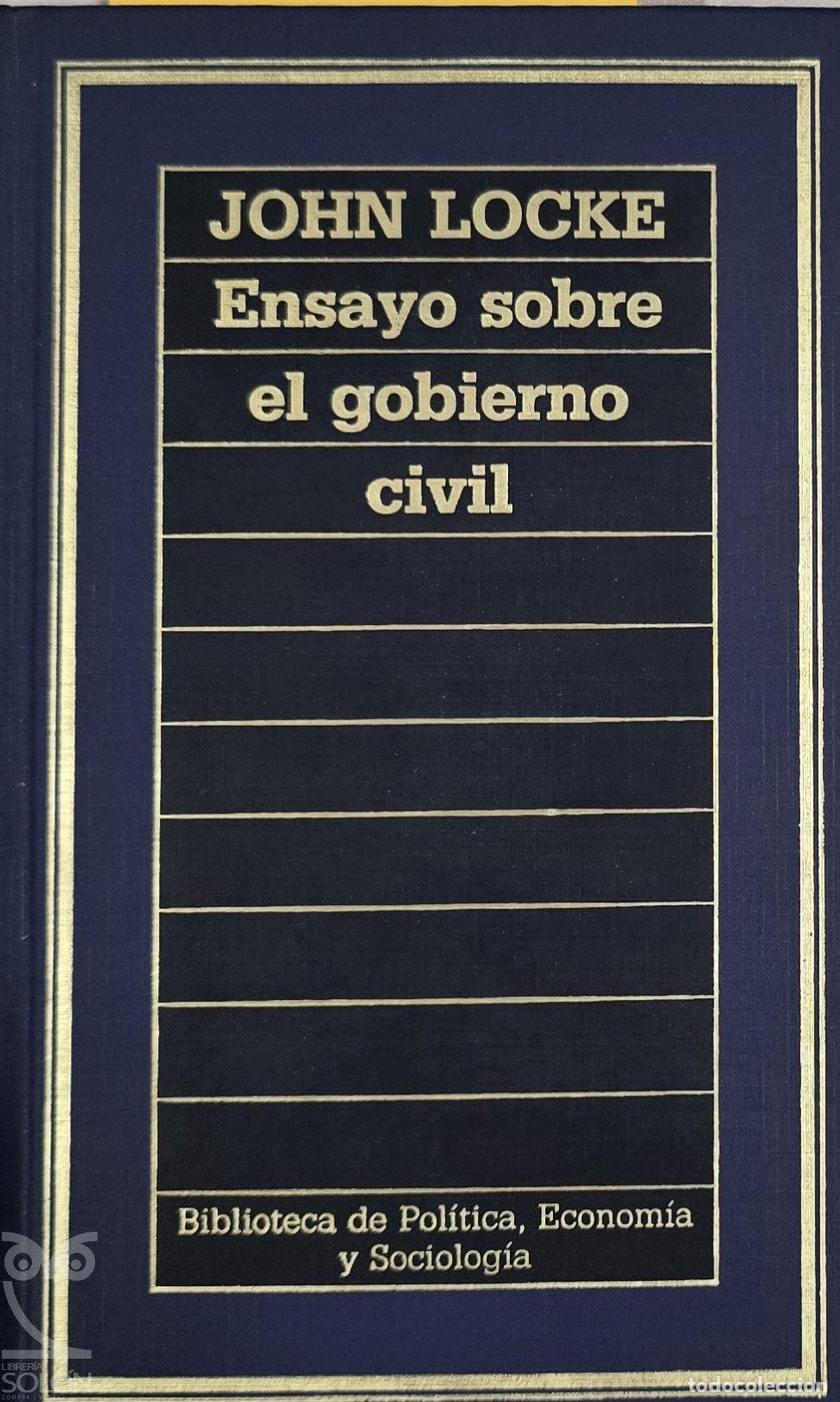 Libros: Ensayo sobre el gobierno civil - John Locke