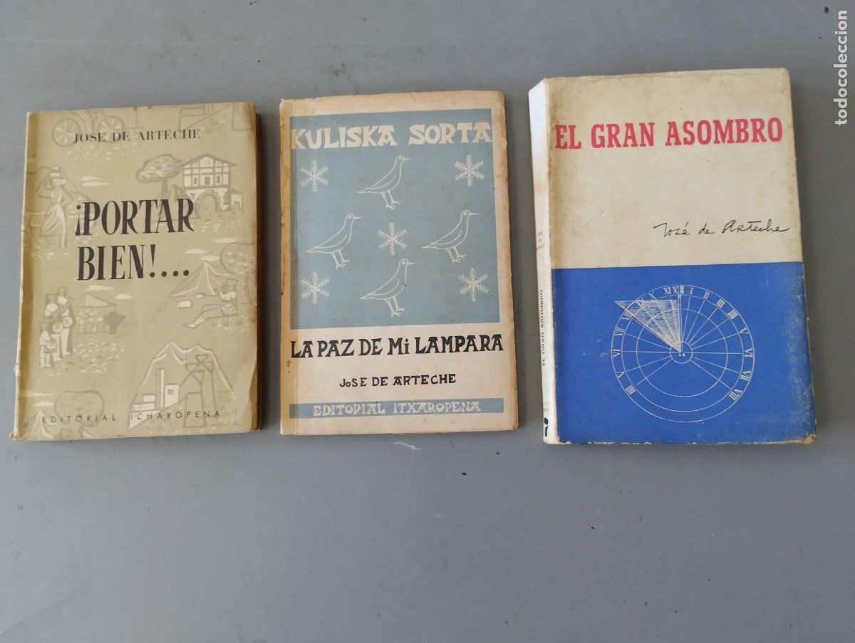 Libros: Jos&eacute; de Arteche Lote de 3 libros