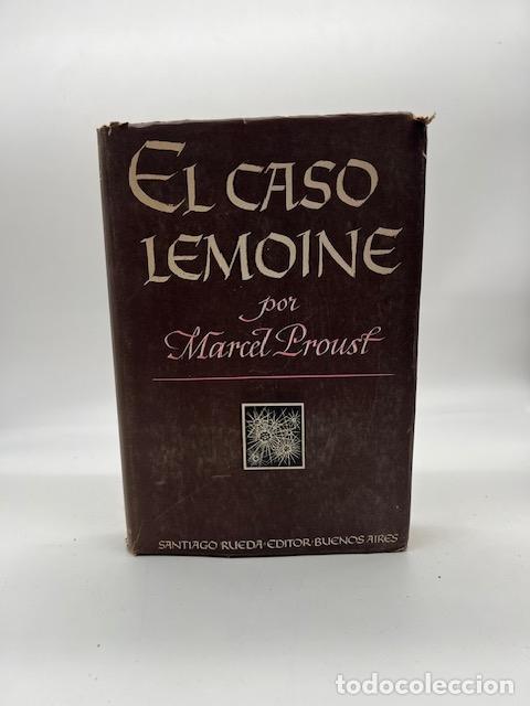 books: PROUST, Marcel. - El caso Lemoine.