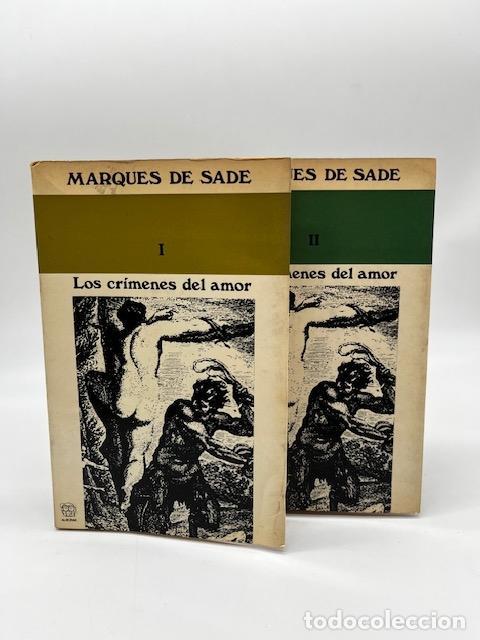 Libros: SADE, Marqu&eacute;s de. - Los cr&iacute;menes del amor. 2 vol&uacute;menes.