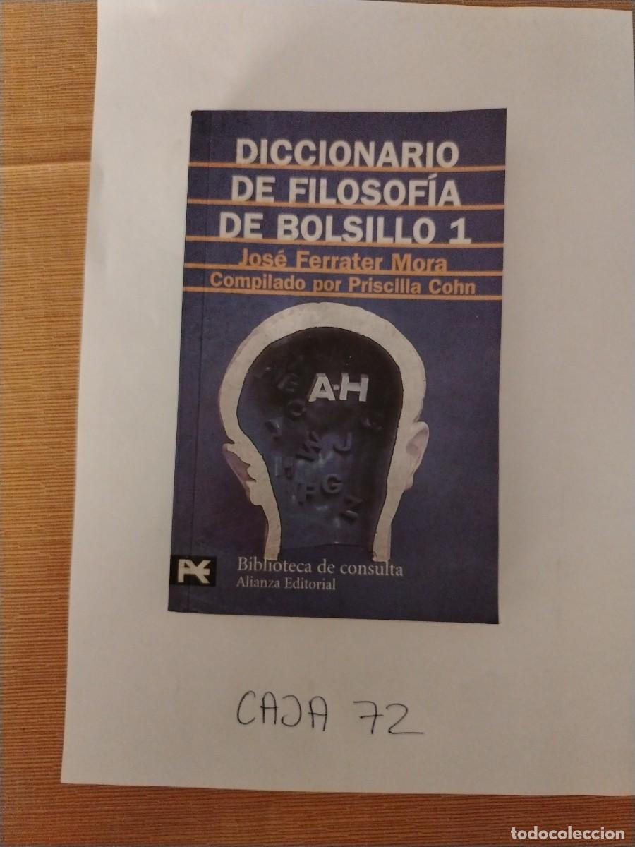 Libros: Libro diccionario de filosof&iacute;a de bolsillo 1, Jos&eacute; ferrater mora