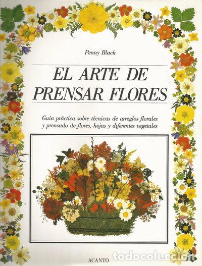 books: El arte de prensar flores- 9788486673086