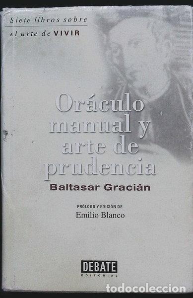 Libros: Or&aacute;culo manual y arte de prudencia- 9788483063002