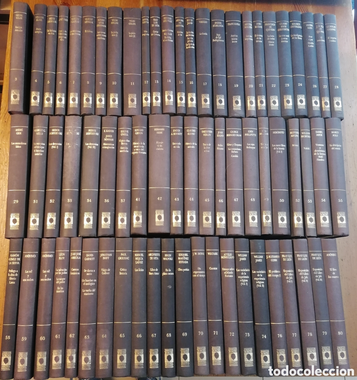 Libros: Biblioteca Personal Jorge Luis Borges - 68 vol&uacute;menes