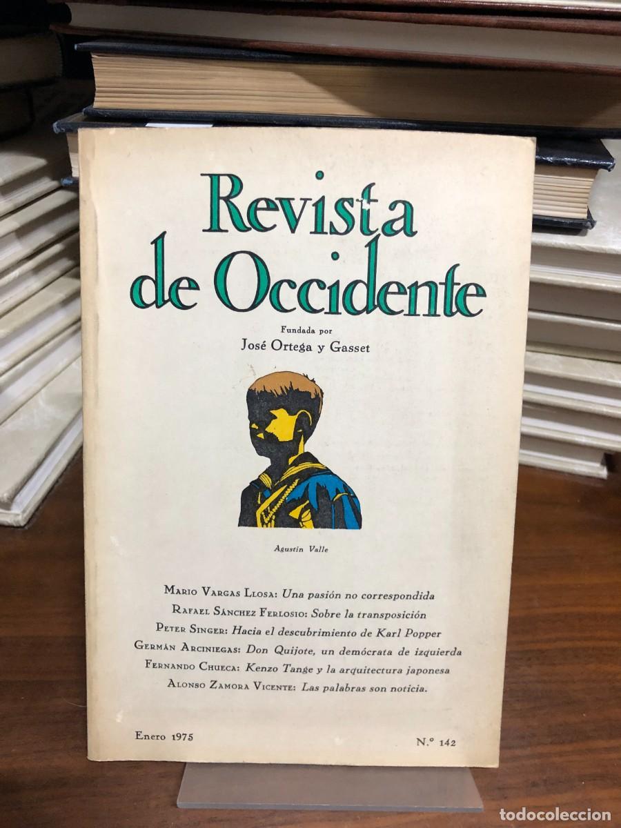 Libros: Revista de Occidente (N.&ordm; 142, Enero 1975) Fundaci&oacute;n Jos&eacute; Ortega y Gasset