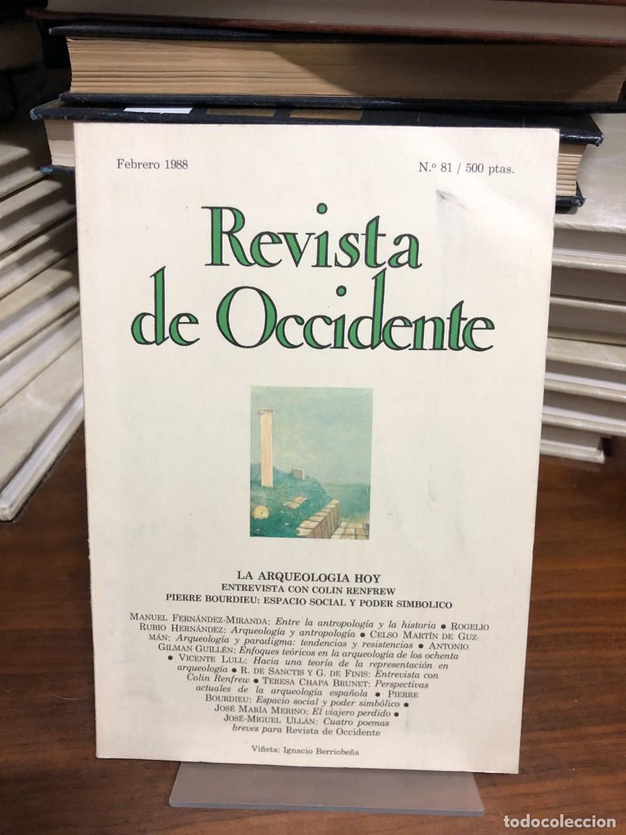 Libros: Revista de Occidente (N.&ordm; 81, Febrero 1988) Fundaci&oacute;n Jos&eacute; Ortega y Gasset