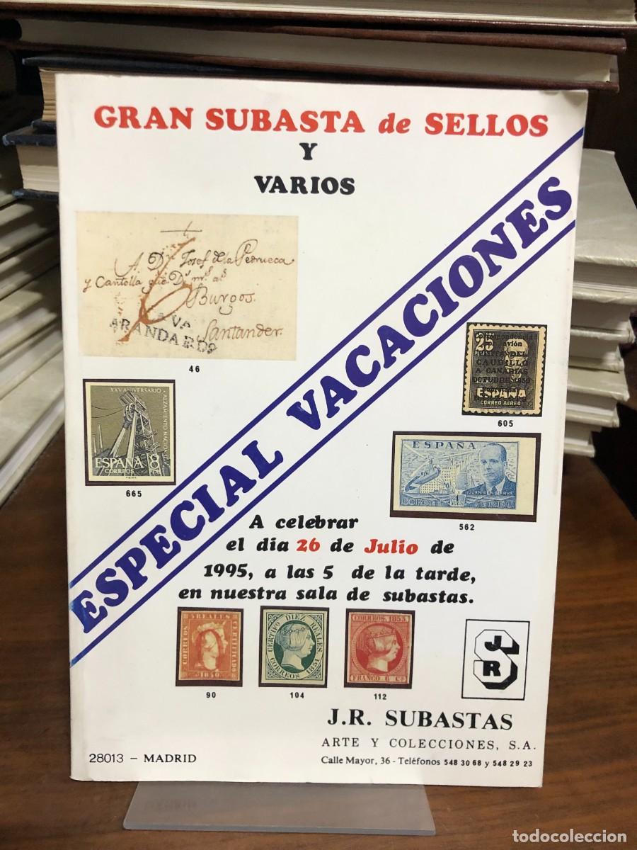 Libros: Gran subasta de sellos y varios (Cat&aacute;logo 26 Julio 1995) J.R. Subastas (Arte y Colecciones)